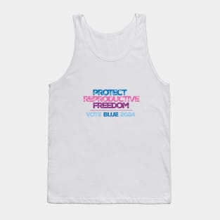 Protect Reproductive Freedom Vote Blue 2024 Tank Top